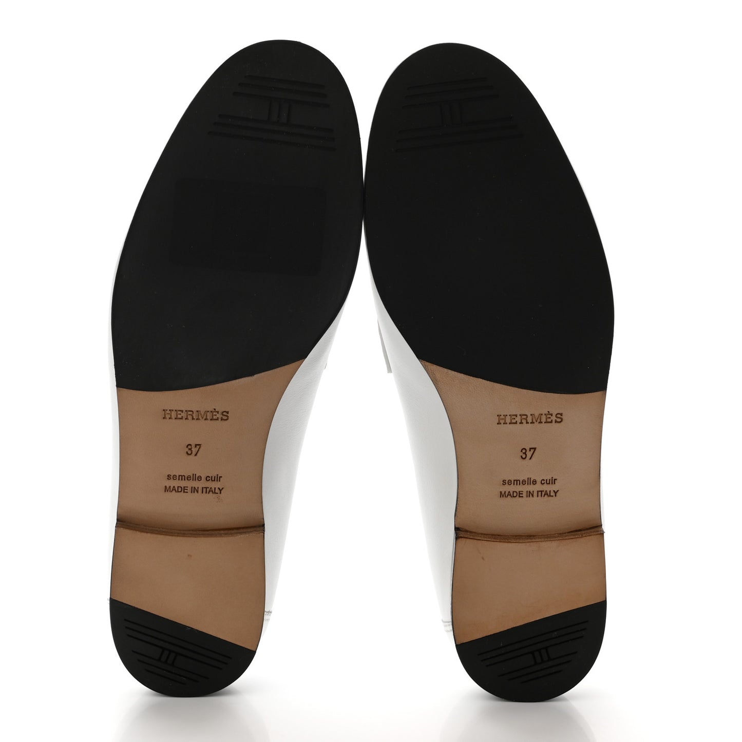 Calfskin Womens Colette Loafers 37 White