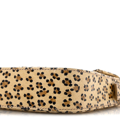 Fendi Snakeskin Leopard Print Baguette Beige 10 of 14
