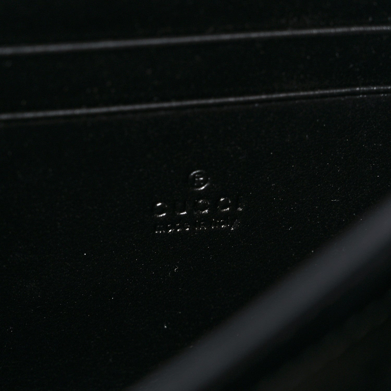 Gucci Calfskin Matelasse GG Marmont Chain Wallet Black 7 of 9