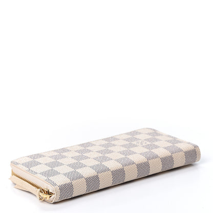 Louis Vuitton Damier Azur Clemence Wallet 3 of 9