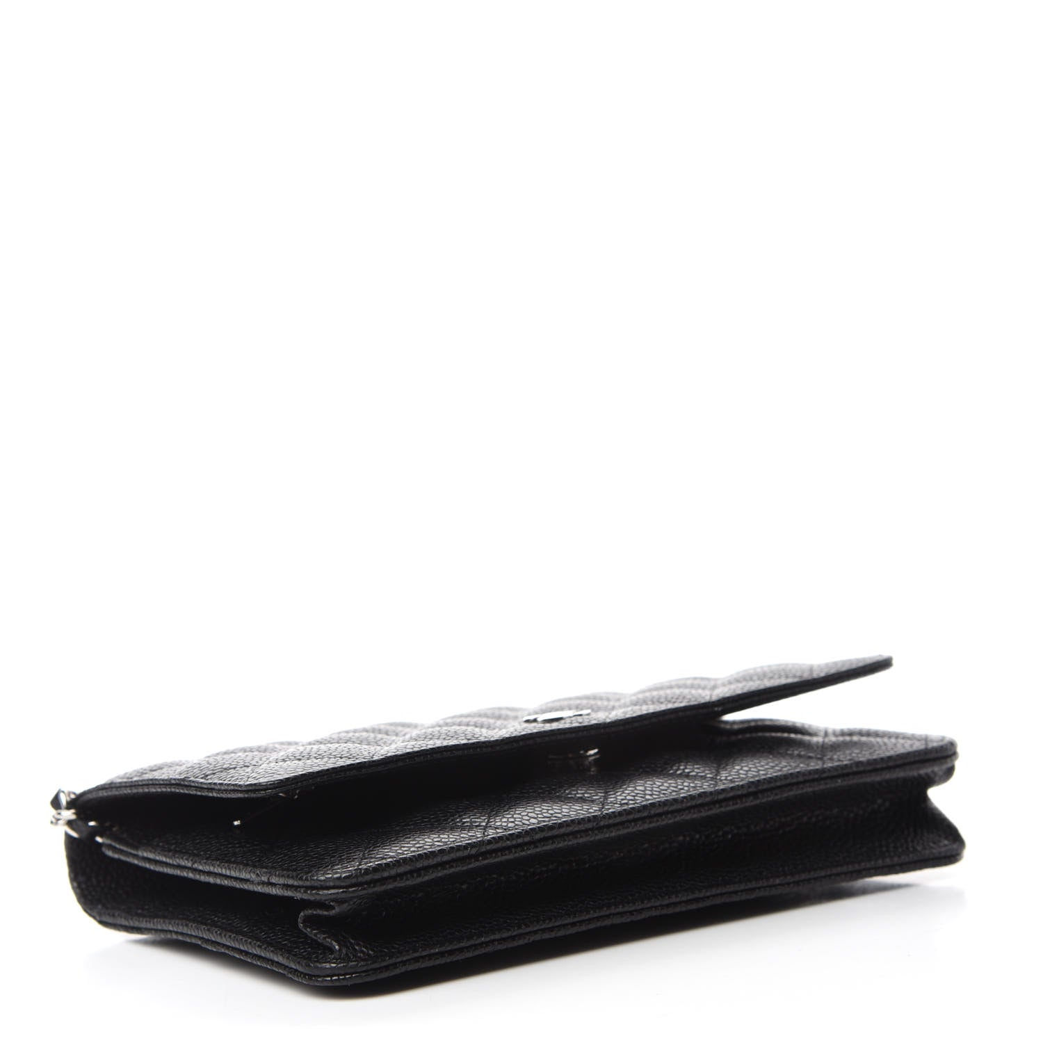 Chanel Caviar Quilted Wallet On Chain WOC Black 4 of 12