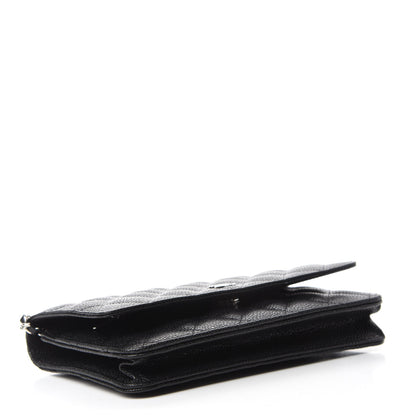 Chanel Caviar Quilted Wallet On Chain WOC Black 4 of 12
