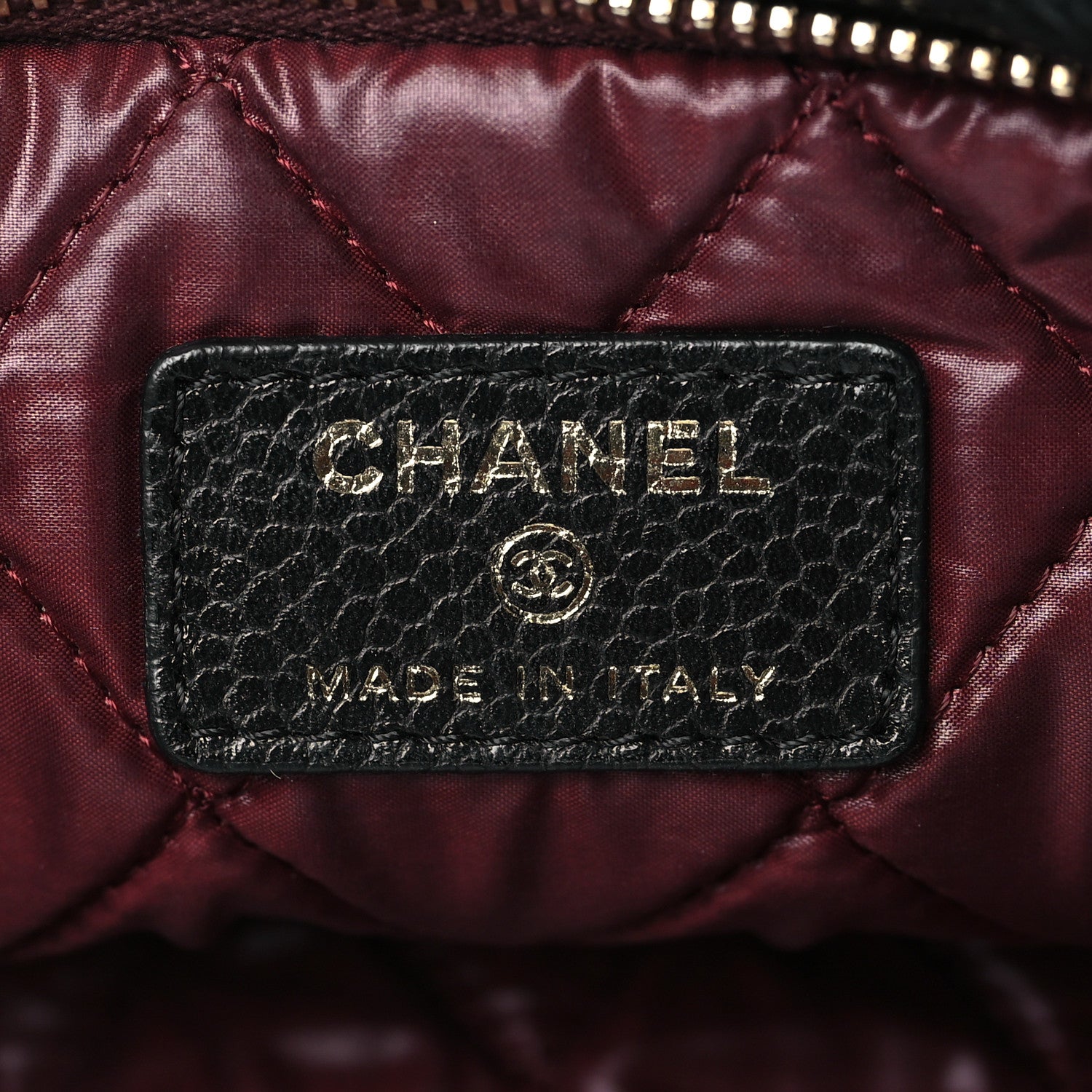 Chanel Caviar Quilted CC Beauty Clutch Black 6 of 11