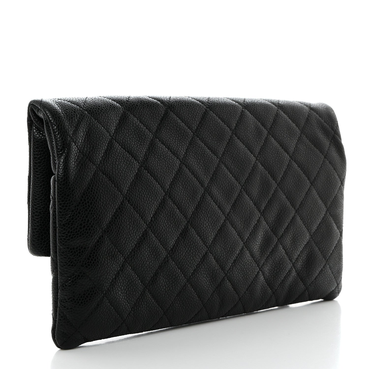 Chanel Caviar Quilted CC Beauty Clutch Black 3 of 8