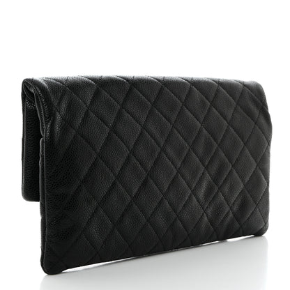 Chanel Caviar Quilted CC Beauty Clutch Black 3 of 8