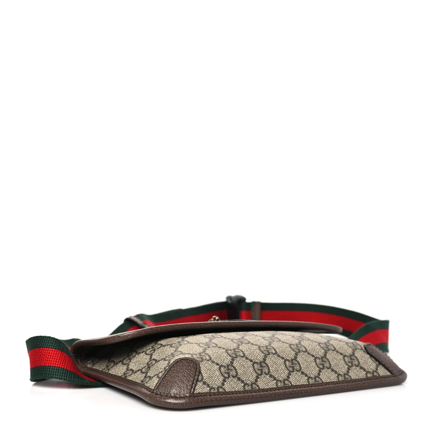 GG Supreme Monogram Neo Vintage Web Belt Bag Brown