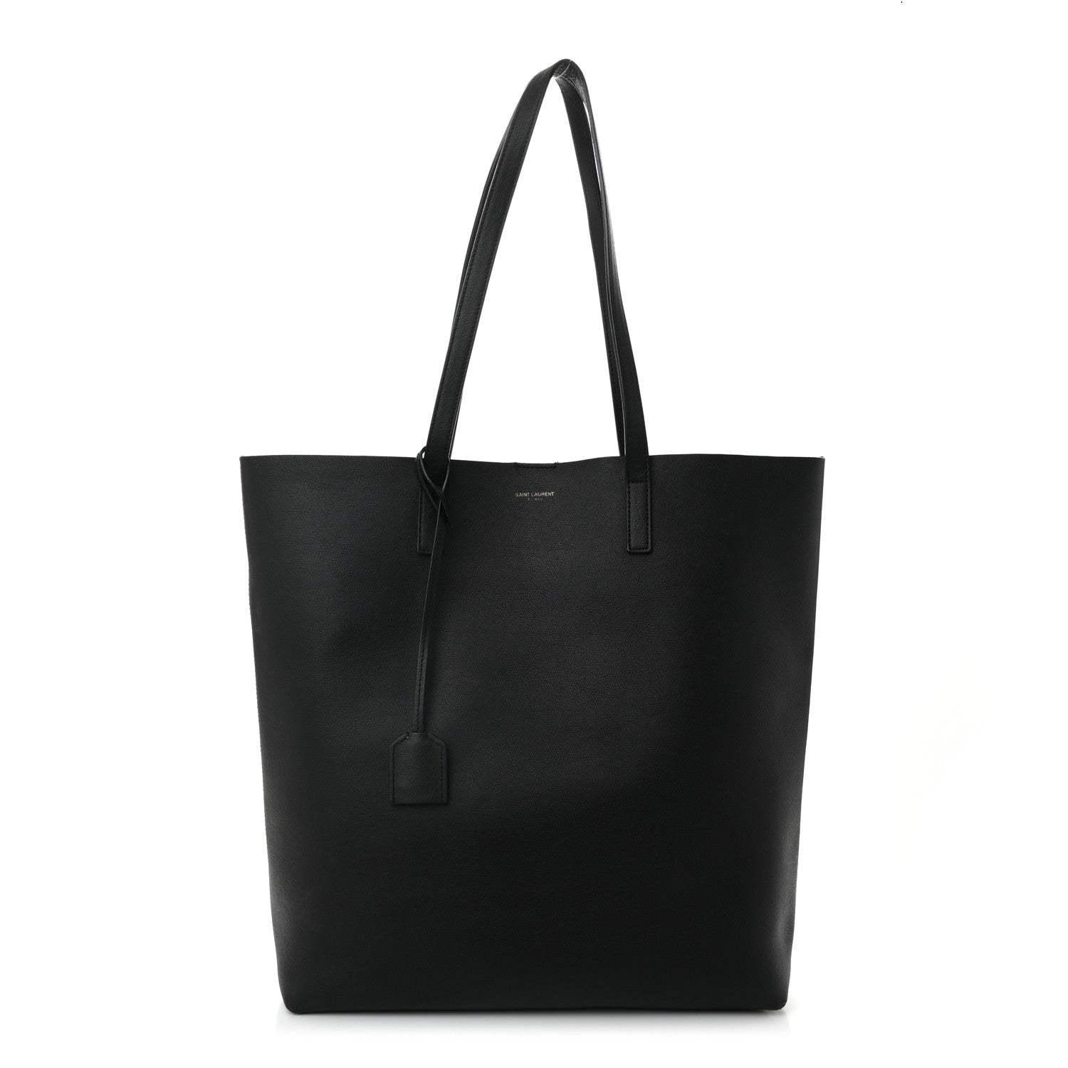 Saint Laurent Calfskin North-South Shopping Tote Black 1 of 13