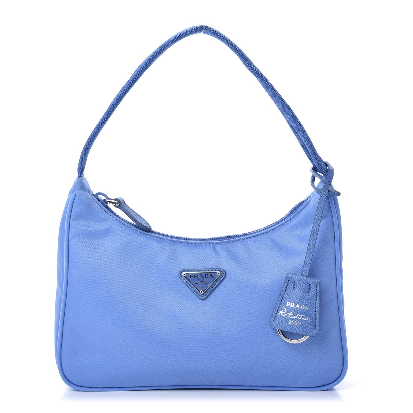 Re-Nylon Saffiano Mini Re-Edition 2000 Bag Pervinca