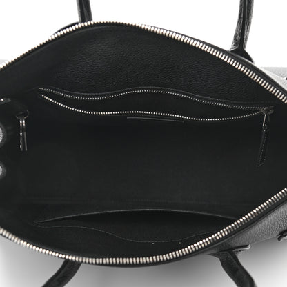 Saint Laurent Grained Calfskin Small Supple Sac De Jour Duffle Black 5 of 11