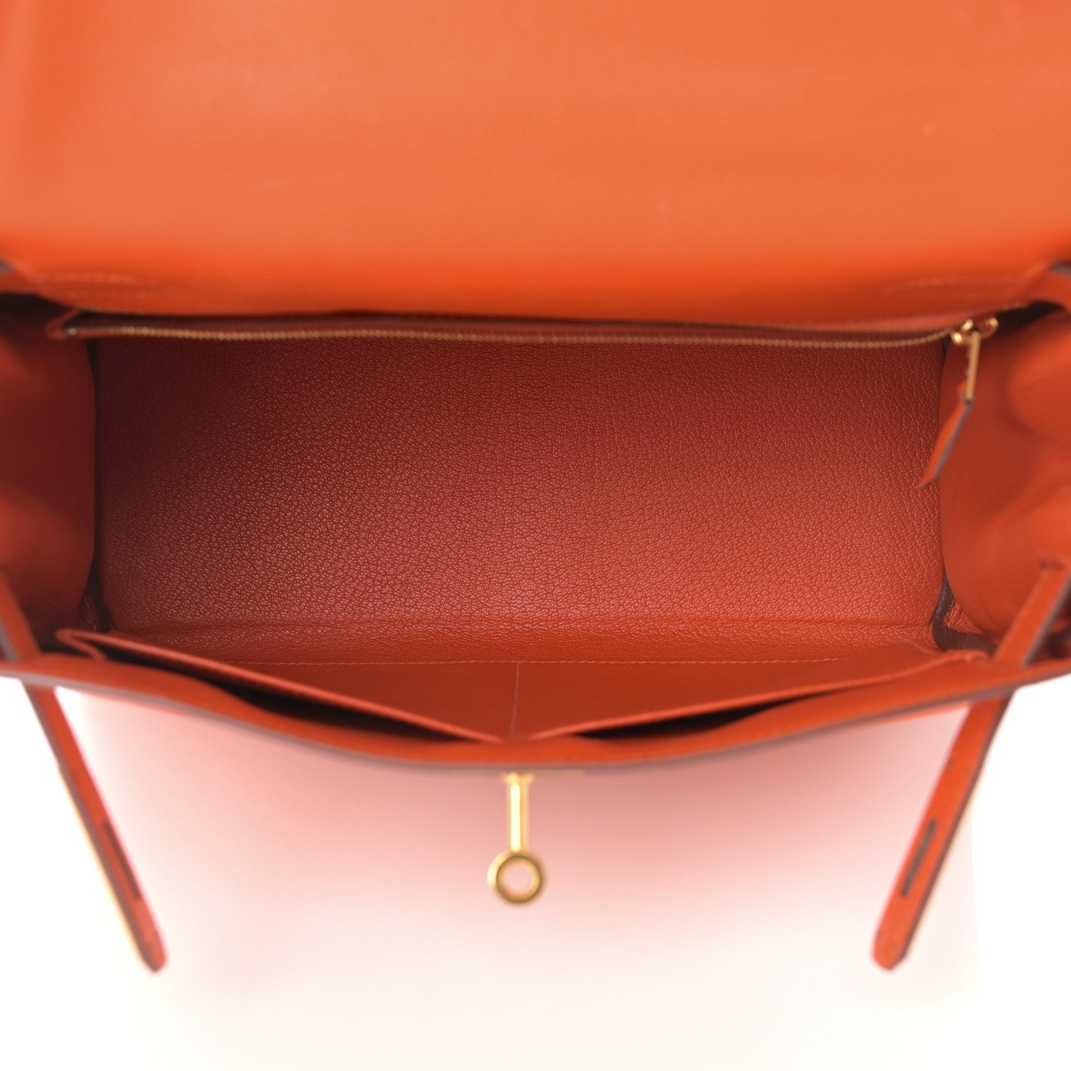 Hermes Evercolor Kelly Retourne 28 Orange 5 of 15