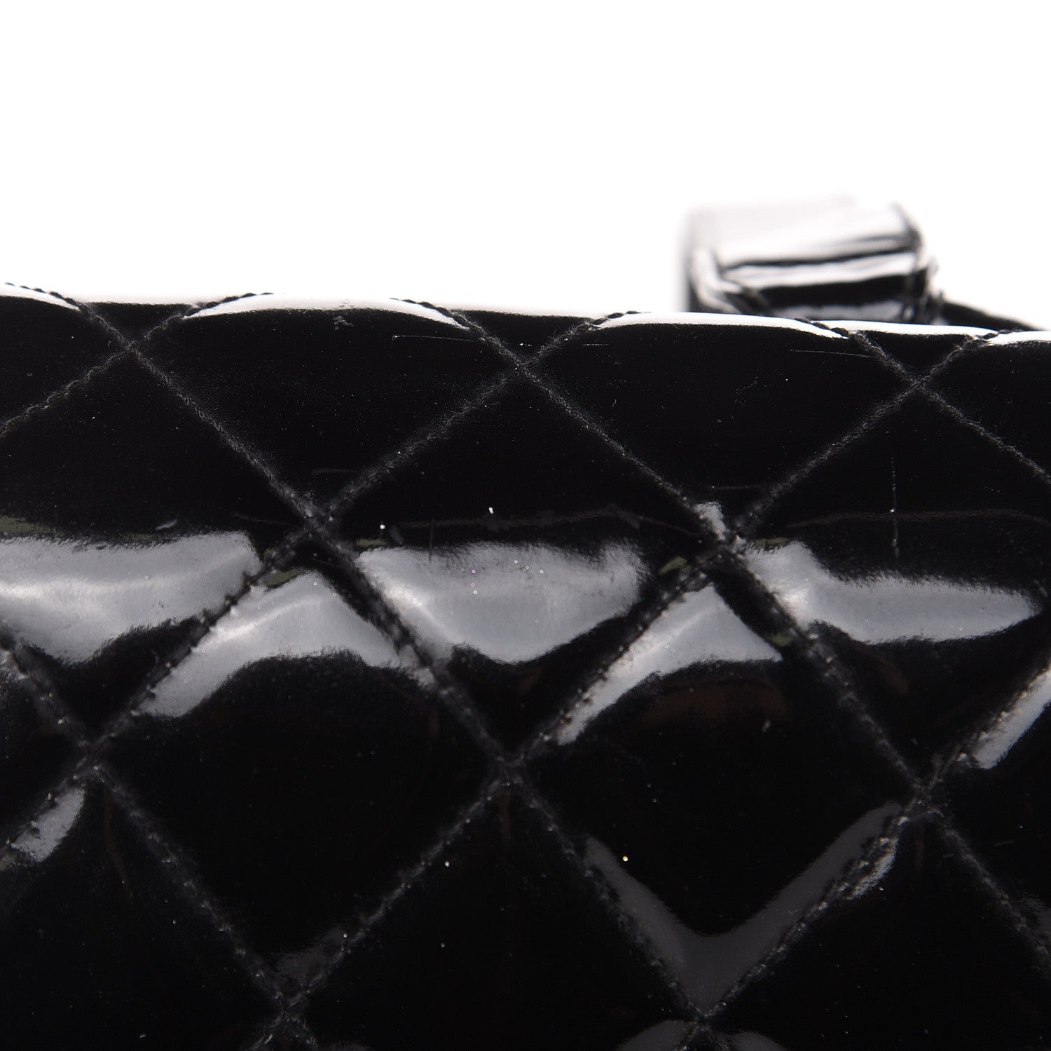 Chanel Patent Quilted Backpack Black 11 of 17