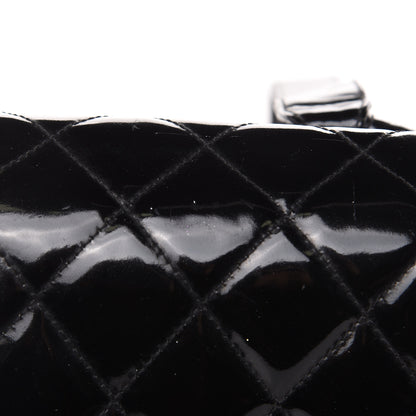 Chanel Patent Quilted Backpack Black 11 of 17