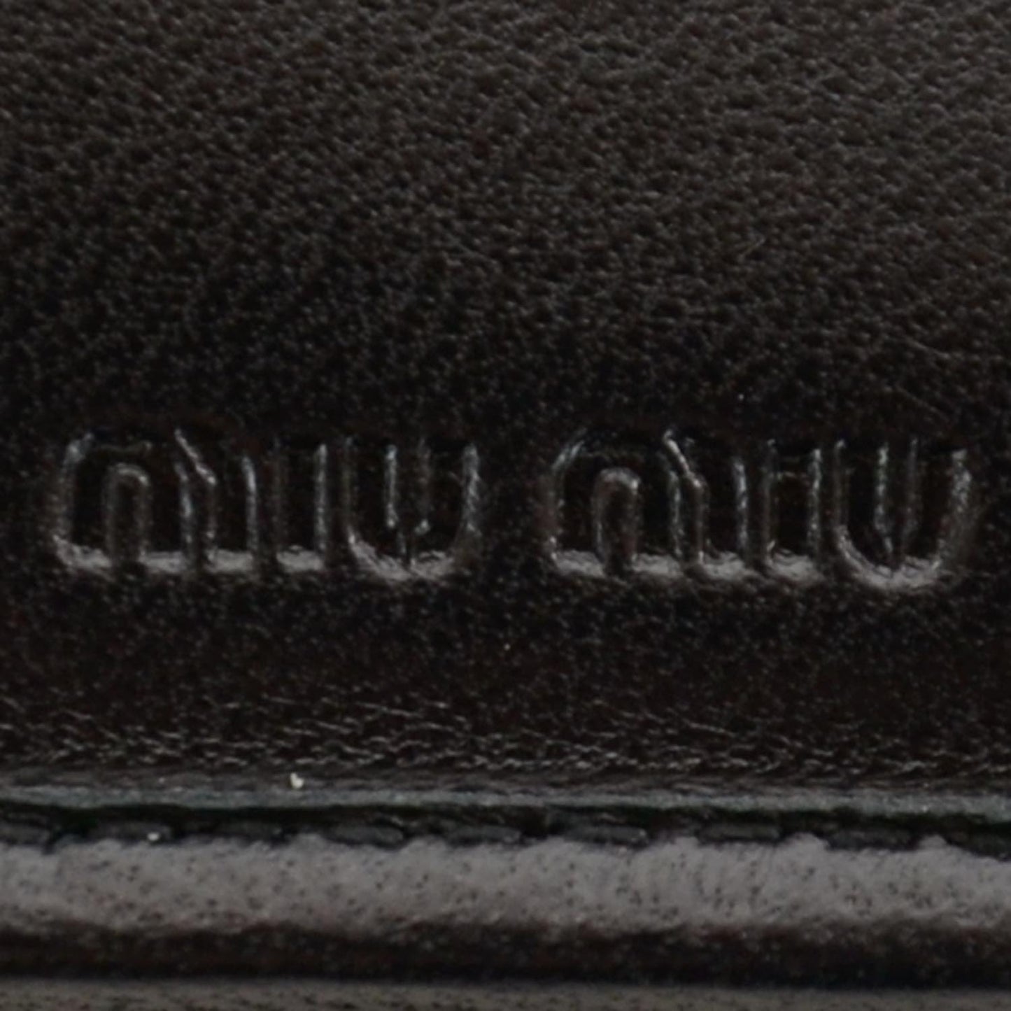 Matelasse Wallet Black