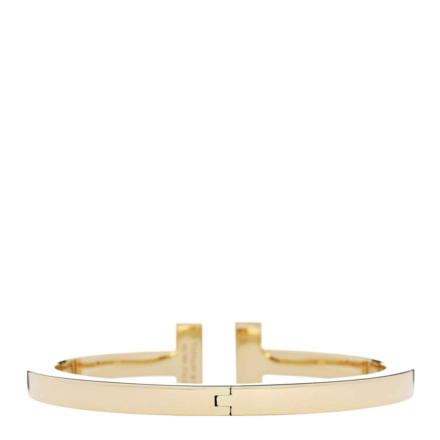 Tiffany 18K Yellow Gold T Square Bracelet 2 of 3