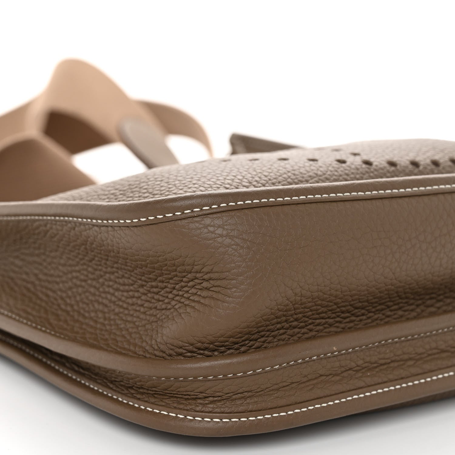 Hermes Taurillon Clemence Evelyne III PM Etoupe 9 of 10
