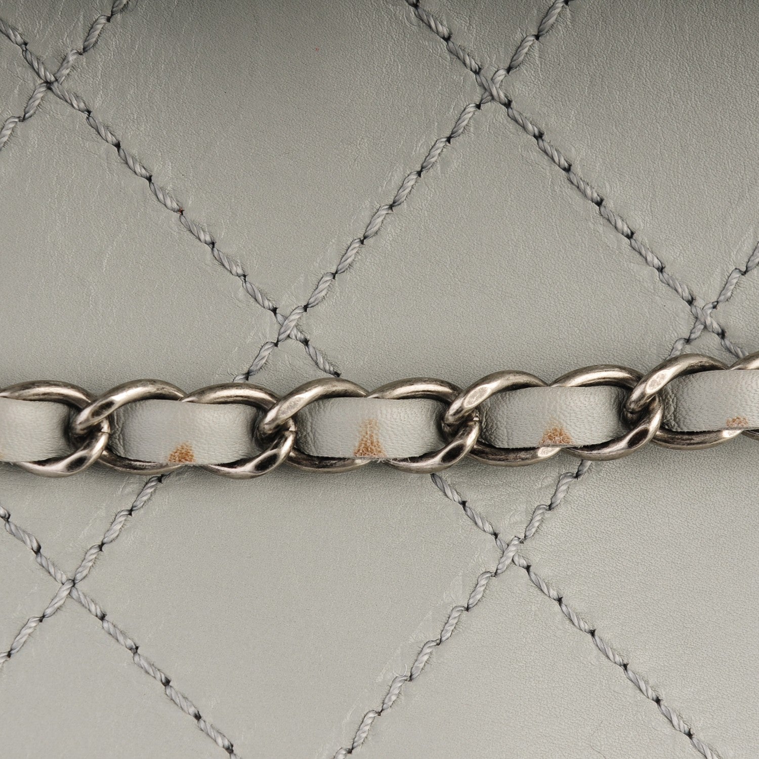 Chanel Calfskin CC Pocket Hobo Grey 9 of 10