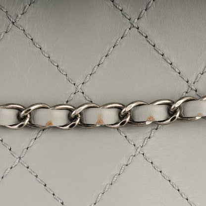 Chanel Calfskin CC Pocket Hobo Grey 9 of 10