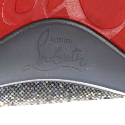 Christian Louboutin Seava Glitter Disco Ball Flat Sneakers 37 Multicolor 7 of 9