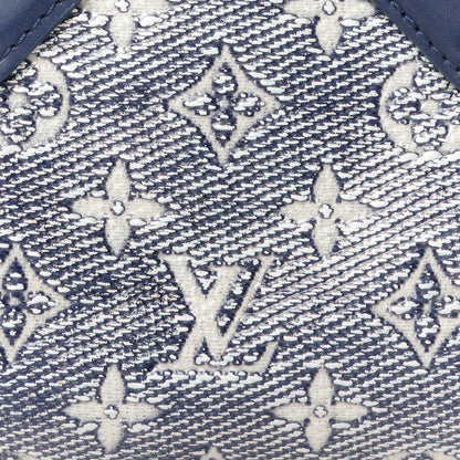 Louis Vuitton Monoglam Speedy Bandouliere 20 Blue 7 of 9