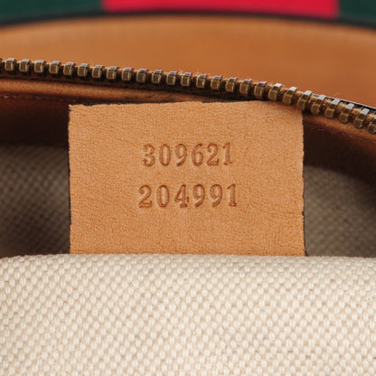 Gucci Monogram Web Medium Rania Top Handle Bag Sand 7 of 7