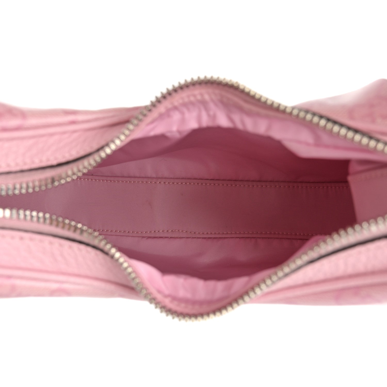 Gucci GG Crystal Coated Canvas Monogram Web Small Attache Shoulder Bag Pink 5 of 12
