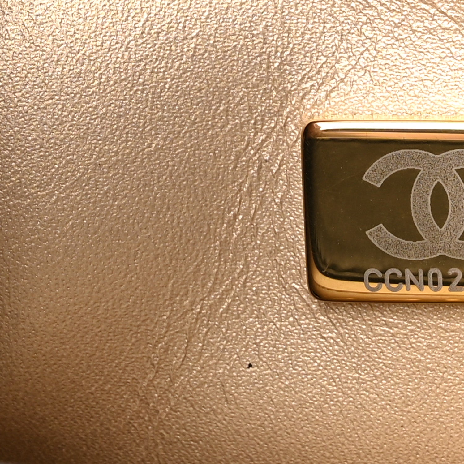 Chanel Lambskin Quilted Mini CC Crystal Logo Chain Flap Black 7 of 11