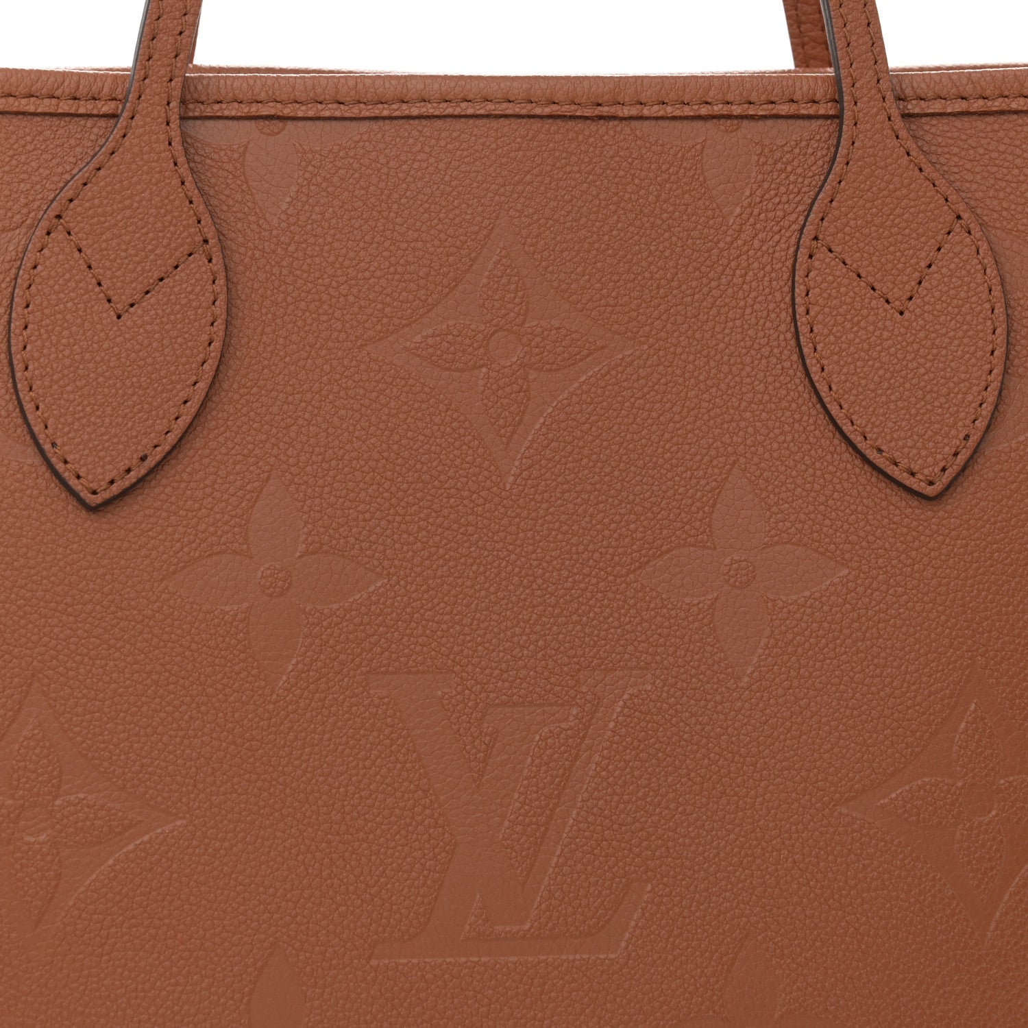 Louis Vuitton Empreinte Monogram Giant Neverfull MM Cognac 7 of 11