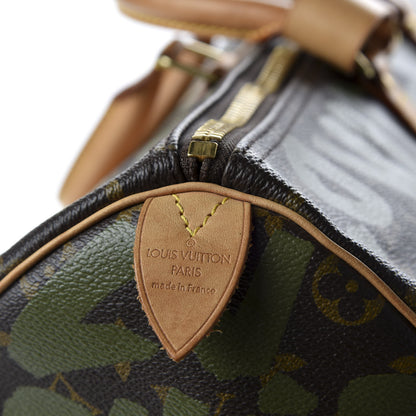 Louis Vuitton Graffiti Keepall 50 Kaki 6 of 9