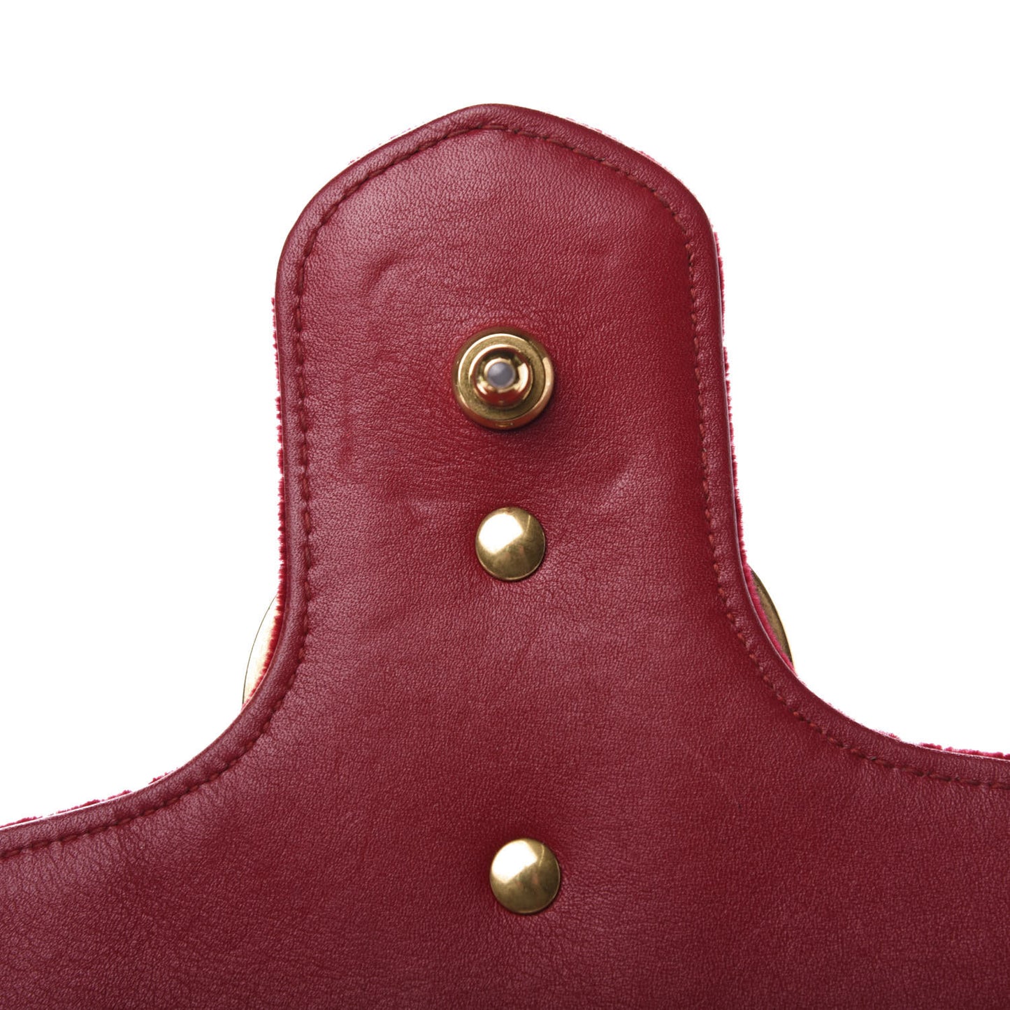 Velvet Matelasse Small GG Marmont Shoulder Bag Fuchsia Violet Cyclamen
