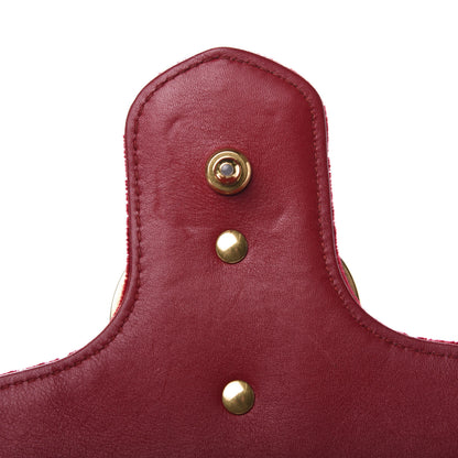 Gucci Velvet Matelasse Small GG Marmont Shoulder Bag Fuchsia Violet Cyclamen 14 of 18