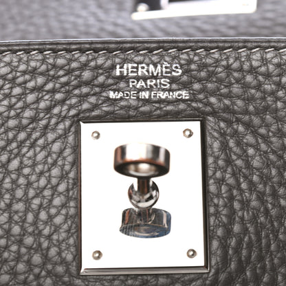 Hermes Taurillon Clemence Kelly Retourne 32 Graphite 6 of 8