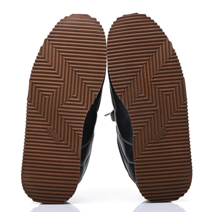 Hermes Calfskin Womens Quick Sneakers 38 Black 5 of 8