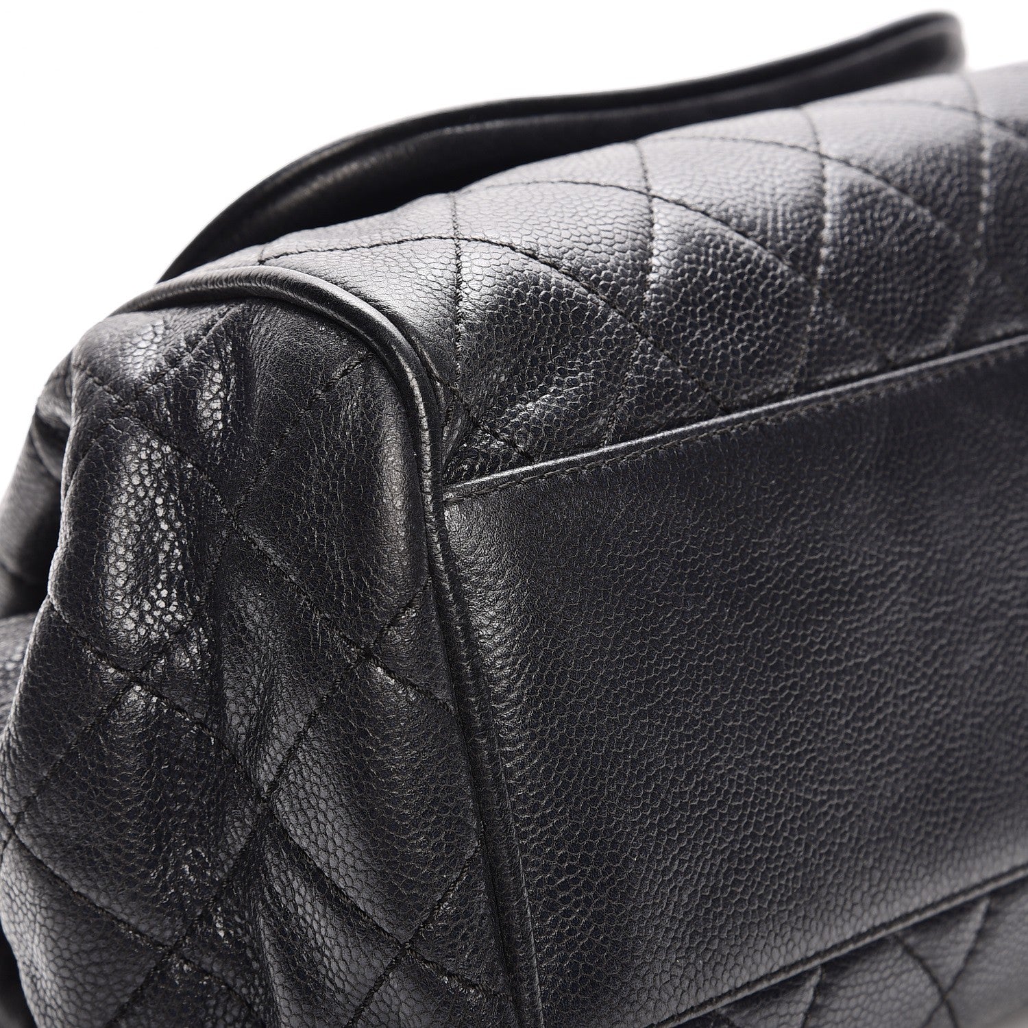 Chanel Caviar Quilted Timeless Accordion Flap Black 8 of 9