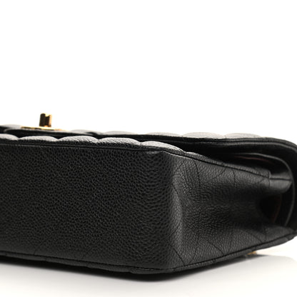 Chanel Caviar Quilted Medium Double Flap Black 9 of 10