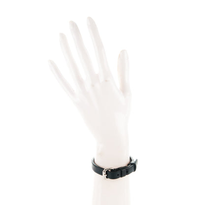 Louis Vuitton Calfskin Stamp It Bracelet 17 Black 2 of 9