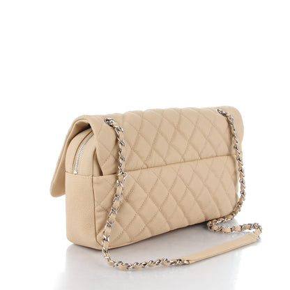 Chanel Caviar Quilted Jumbo Easy Flap Beige 3 of 8