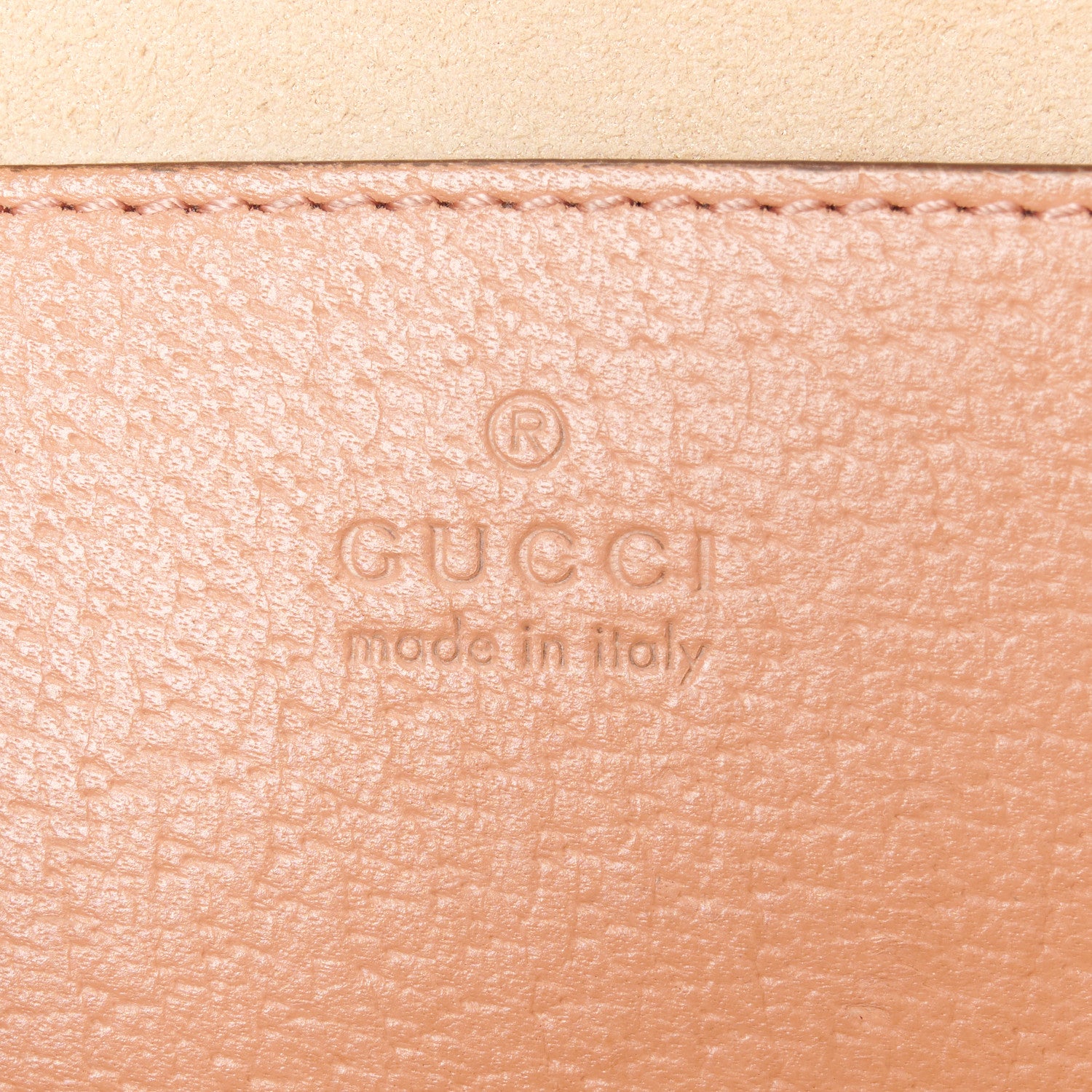 Gucci Monogram Textured Dollar Calfskin Small Ophidia Dome Shoulder Bag Cloche Rose Pink 6 of 13