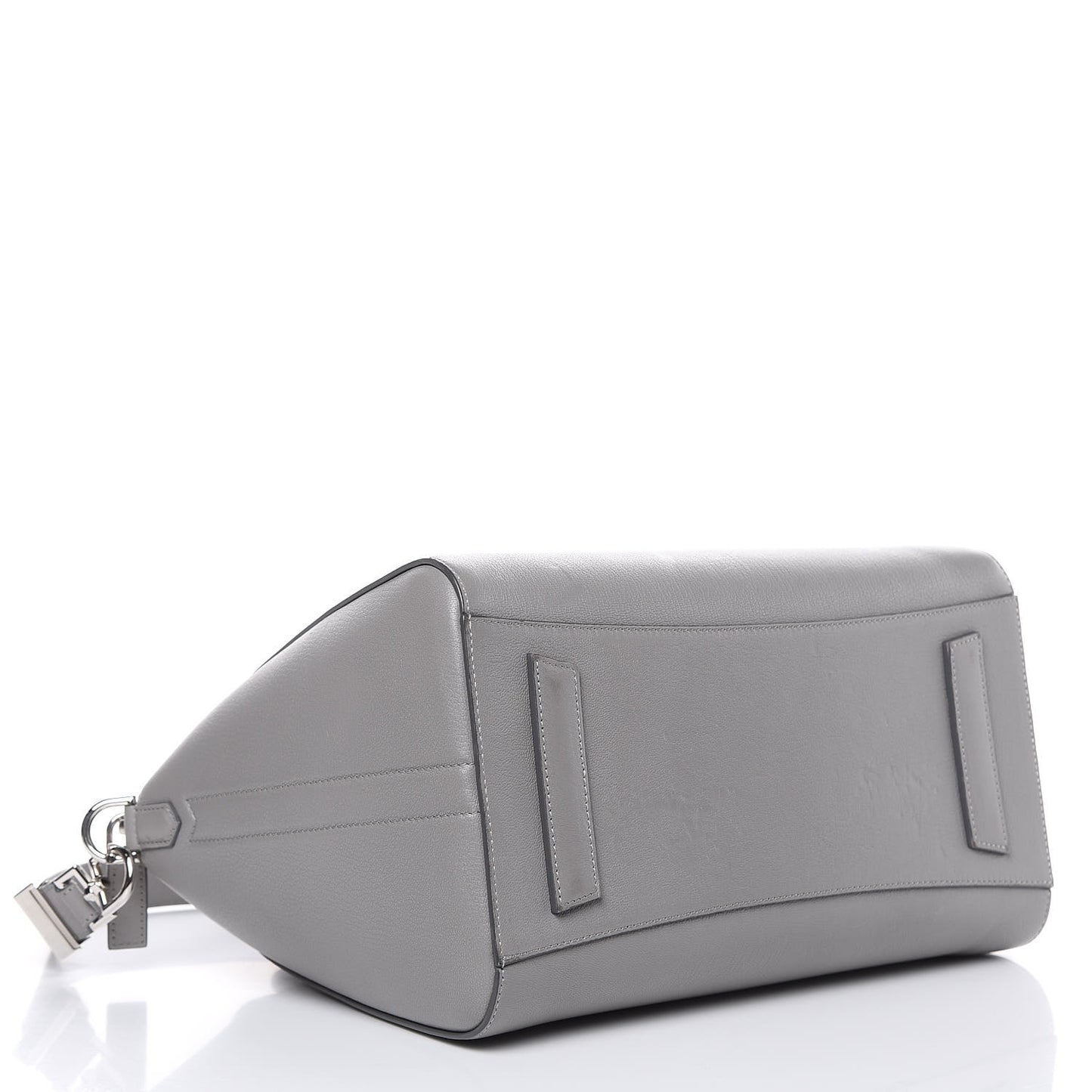 Sugar Goatskin Medium Antigona Pearl Grey