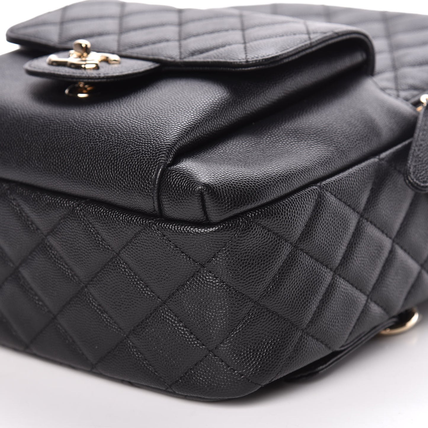 Caviar Quilted Large CC Day Backpack Black