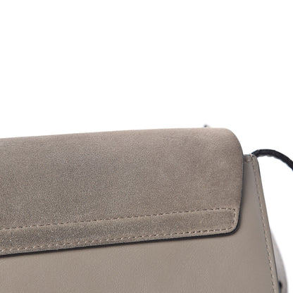 Chloe Suede Calfskin Small Faye Shoulder Bag Motty Grey 17 of 17