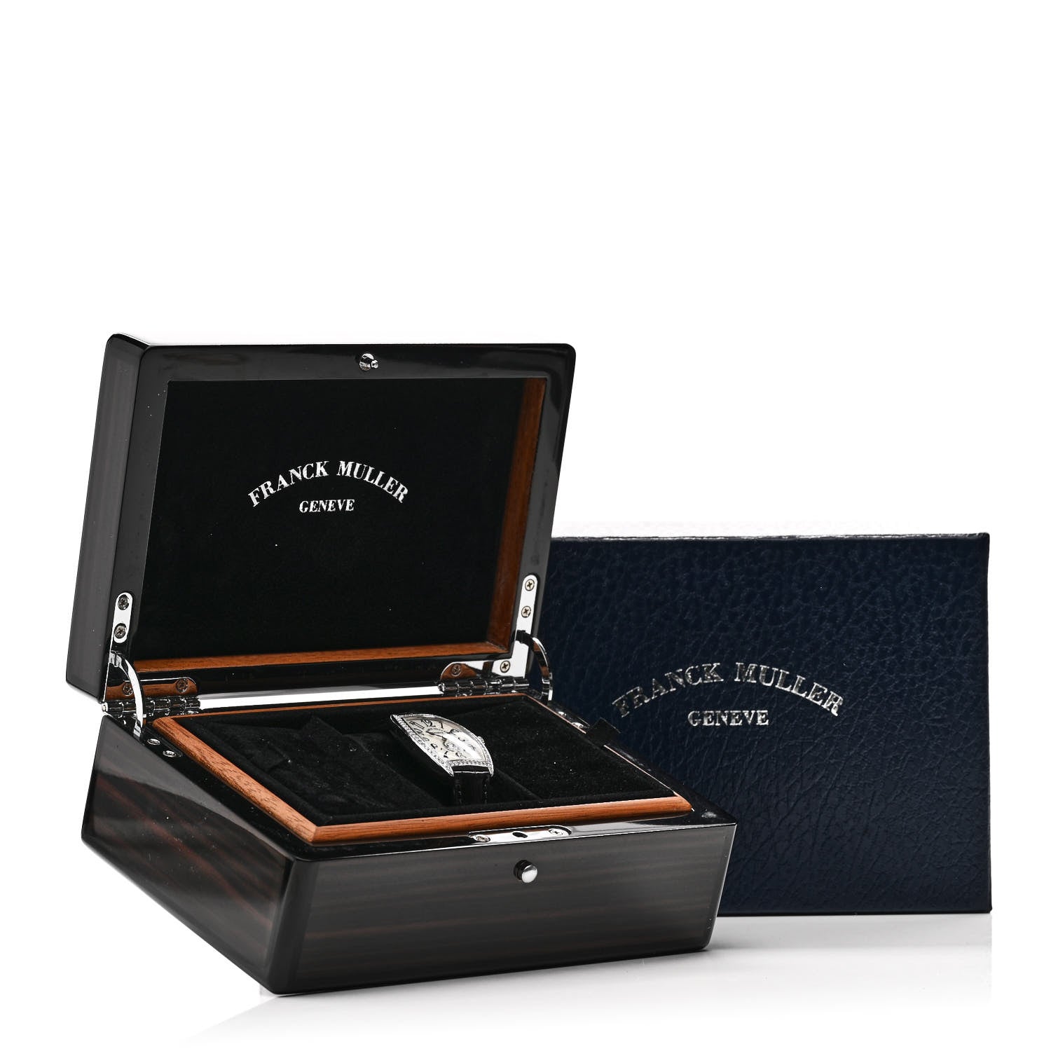 Franck Muller Stainless Steel Alligator Diamond Bezel 29mm Cintree Curvex Quartz Watch 7502QZDPFM6H 5 of 5