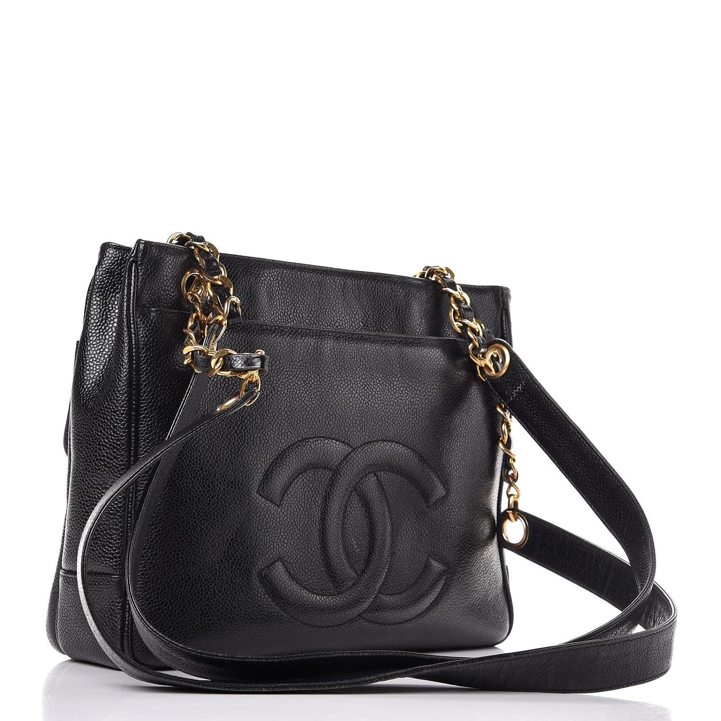 Caviar Shoulder Bag Black