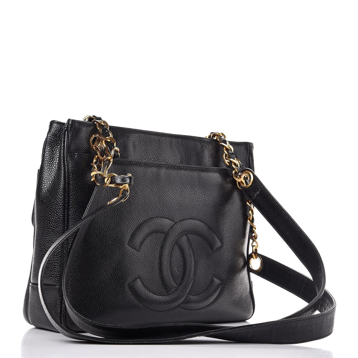 Chanel Caviar Shoulder Bag Black 3 of 14