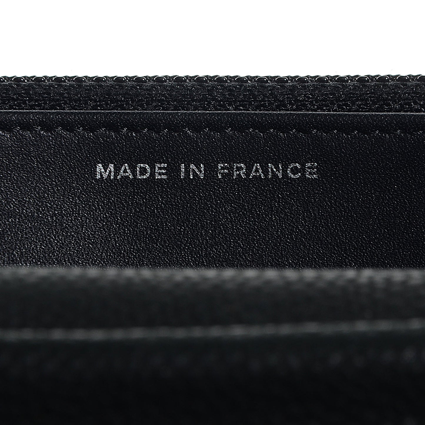 Iridescent Caviar Wallet on Chain WOC Black