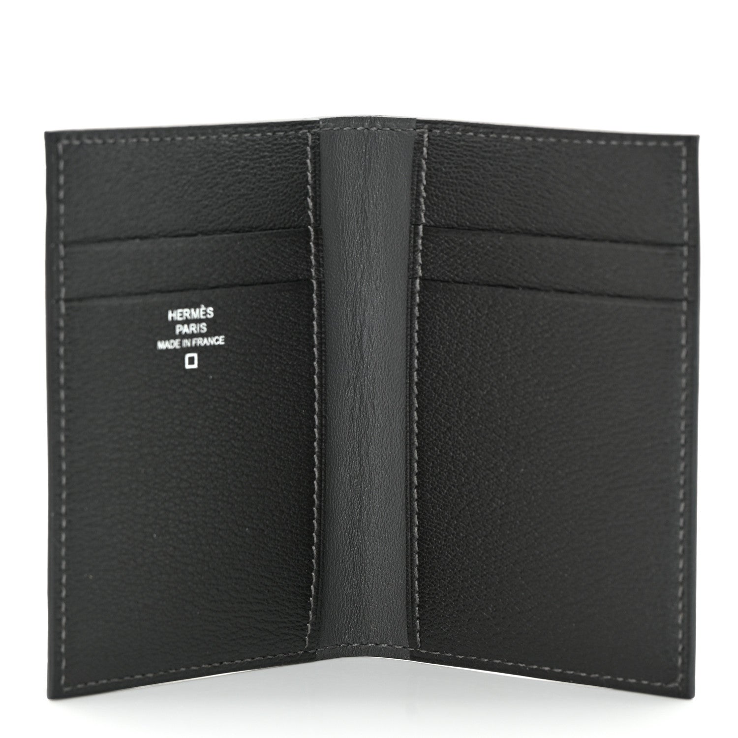 Hermes Matte Alligator MC2 Euclide Card Holder Graphite 5 of 9
