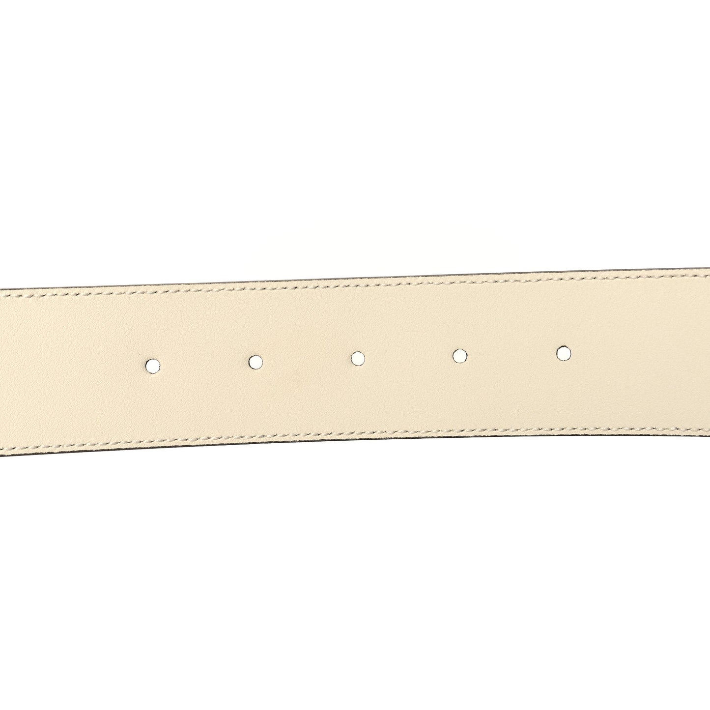 Calfskin Double G 40mm Belt 85 34 Mystic White