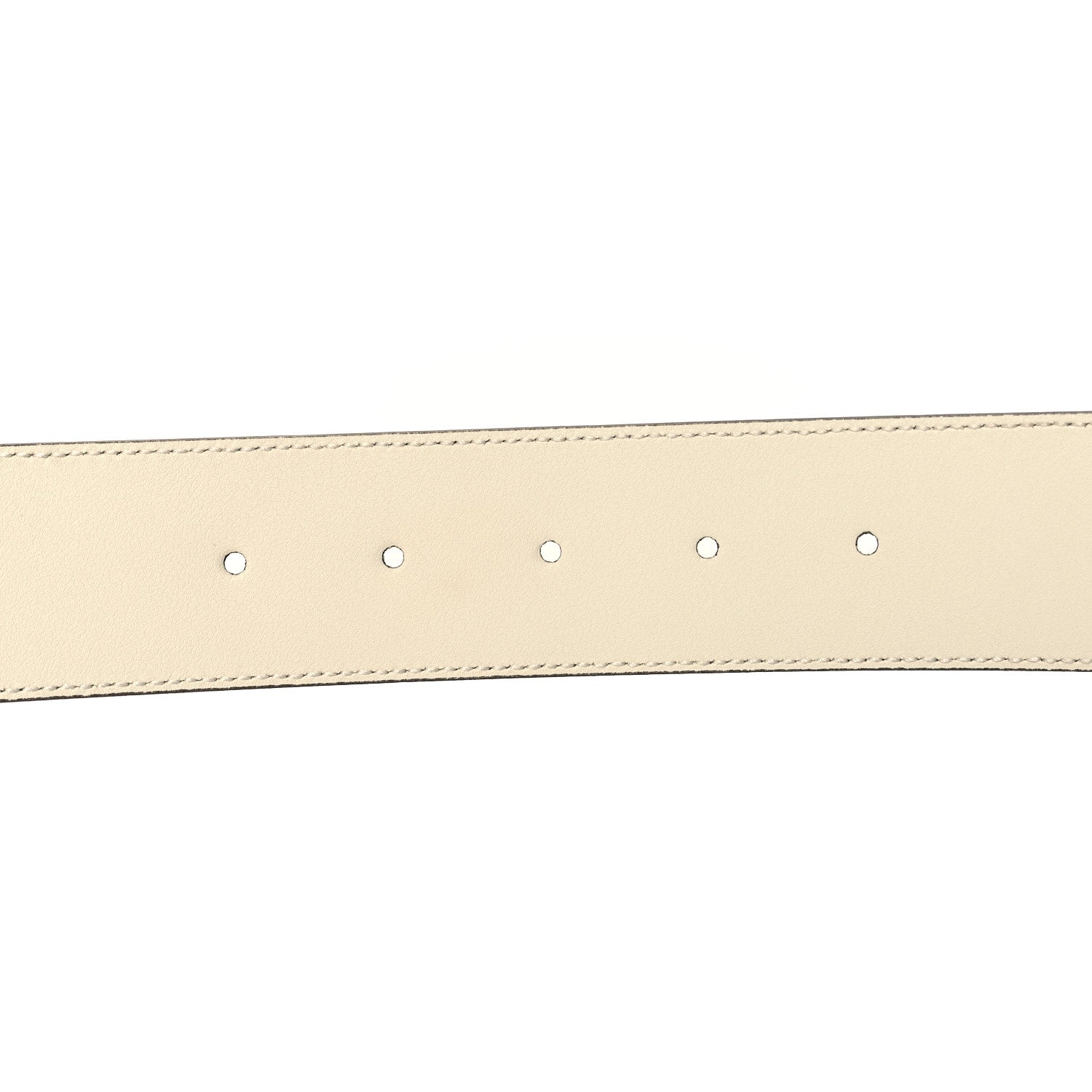 Gucci Calfskin Double G 40mm Belt 85 34 Mystic White 4 of 6