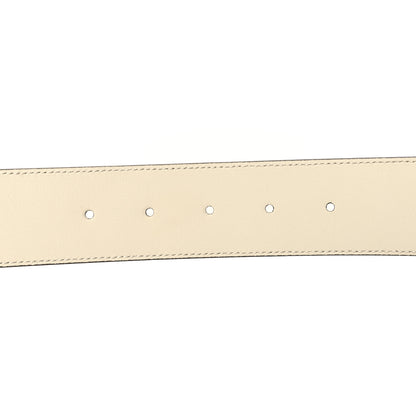 Gucci Calfskin Double G 40mm Belt 85 34 Mystic White 4 of 6