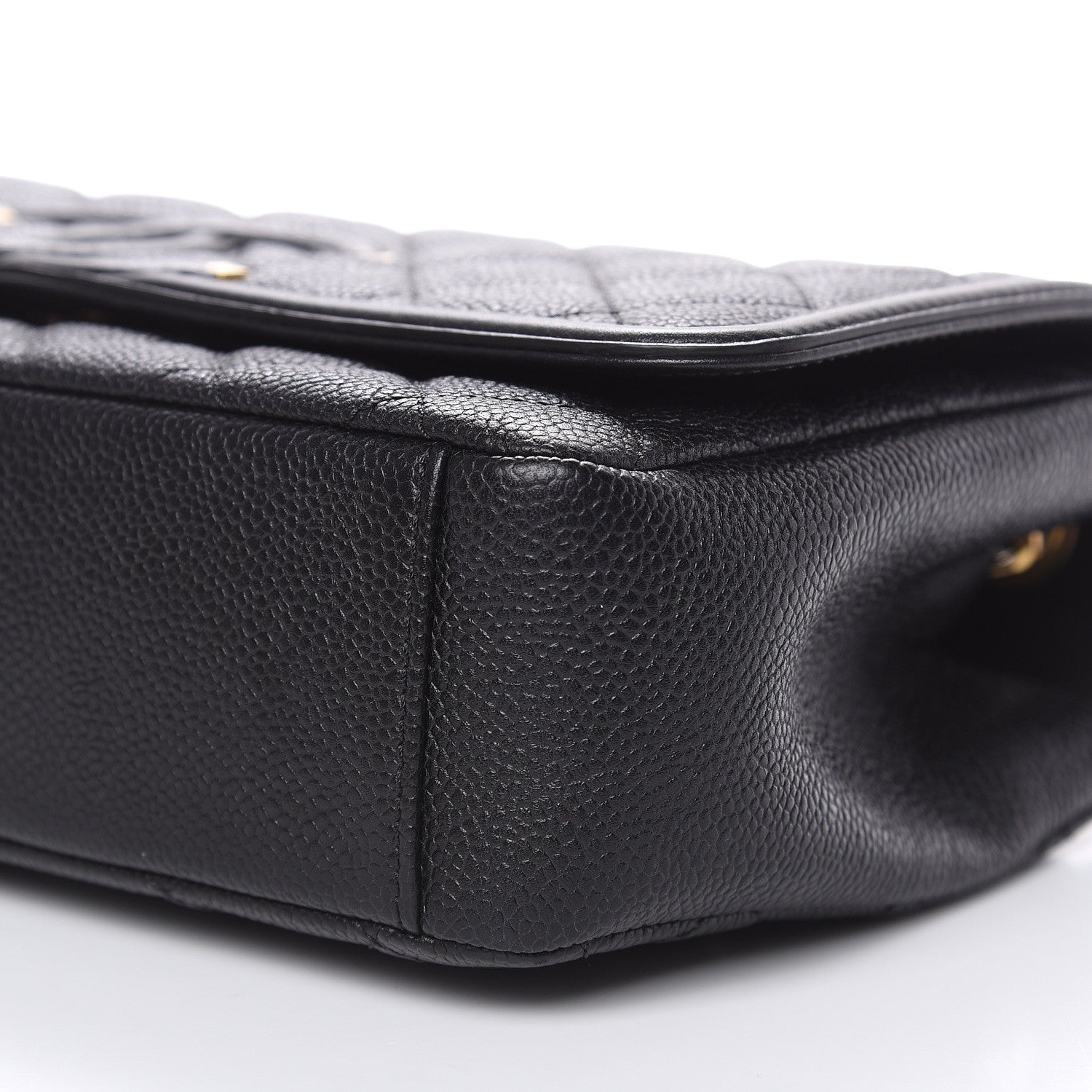 Chanel Caviar Quilted Medium CC Filigree Flap Black 9 of 11