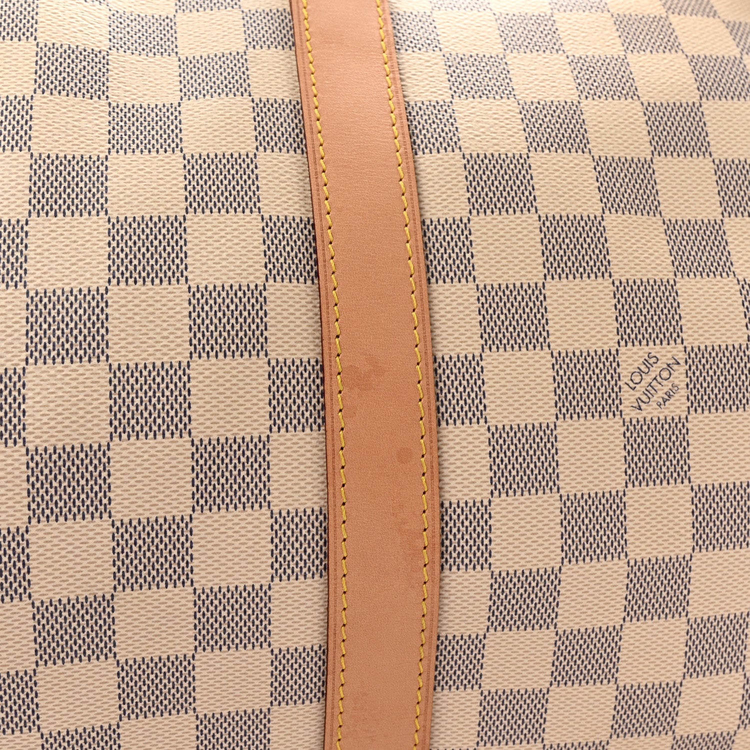 Louis Vuitton Damier Azur Keepall Bandouliere 55 17 of 17
